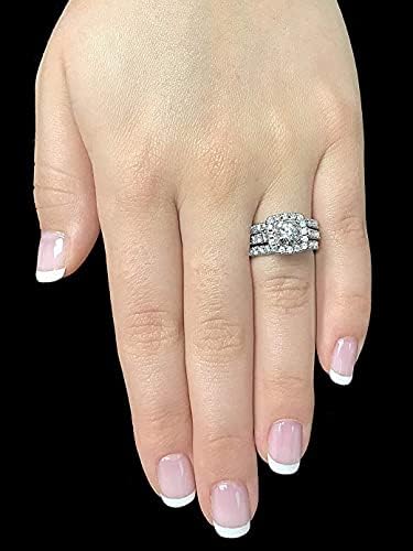1 Carat Diamond Engagement Ring - 14 Karat Gold Ring for Women Diamond Anniversary Promise Band (Size 4 to 11) Made in USA