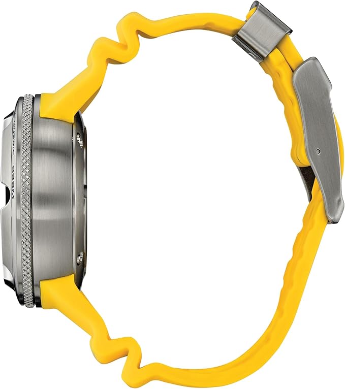 Citizen Men's Promaster Dive Eco-Drive Watch, 3-Hand Date, Polyurethane Strap, ISO Certified, Anti-Reflective Curved Crystal, Screw-Back Case and Crown