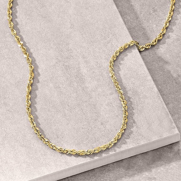 Ross-Simons 14kt Yellow Gold Rope-Chain Necklace